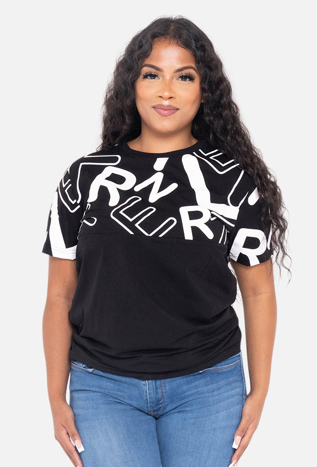 Name Splatter Shirt - Women