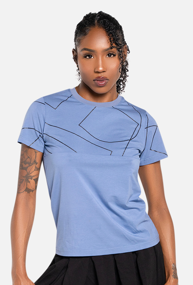 Scrambled Logo Shirt - Women